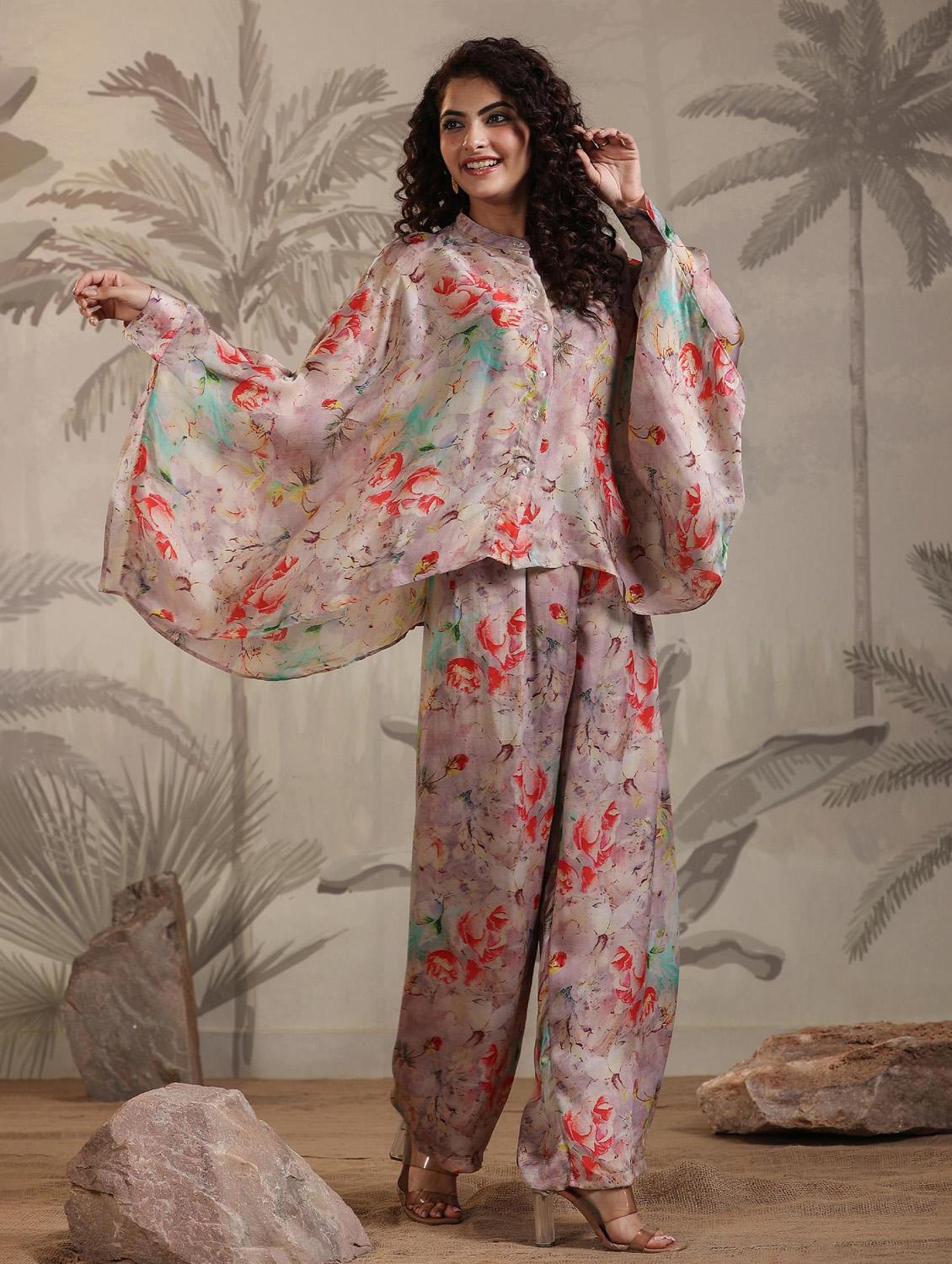 multi colored floral o-ord set - 20727271 - Standard Image - 3