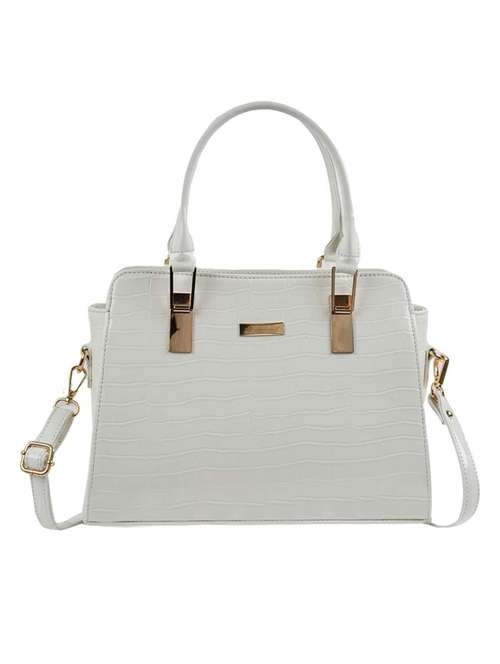 black solids leatherette handbag - 20727912 - Very Small Image - 1