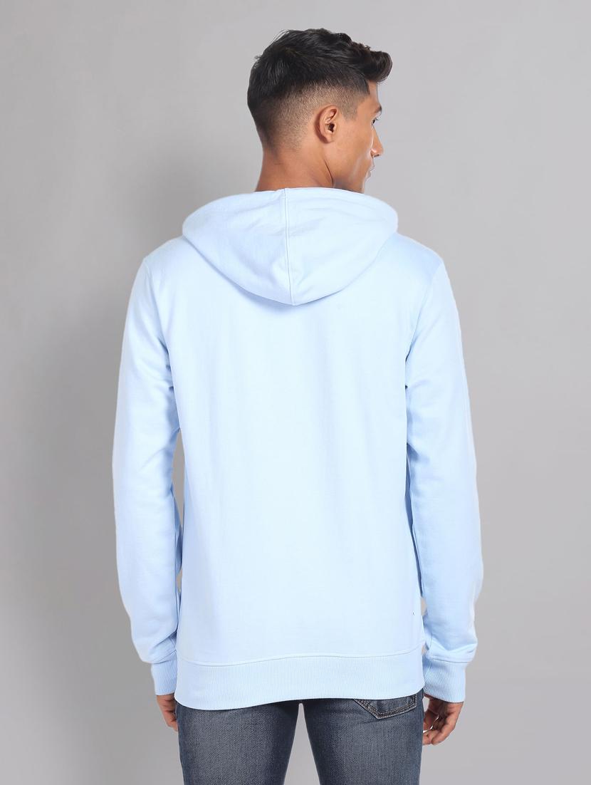 solid purist blue hooded sweatshirt - 20757477 - Zoom Image - 2