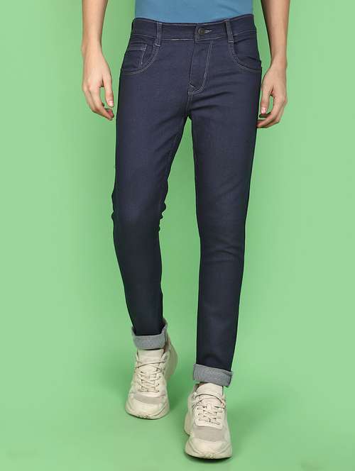 men mid rise plain jeans - 20951209 - Very Small Image - 1