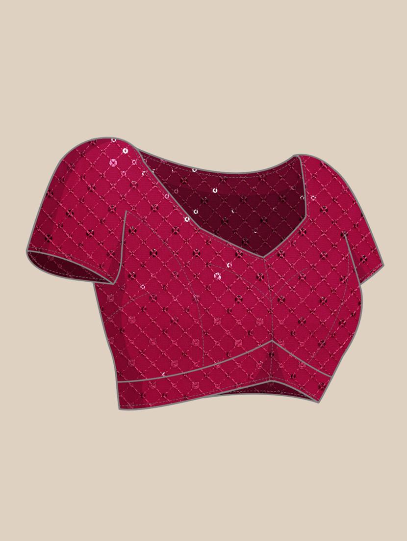 women sequined work saree - 20961584 - Zoom Image - 2