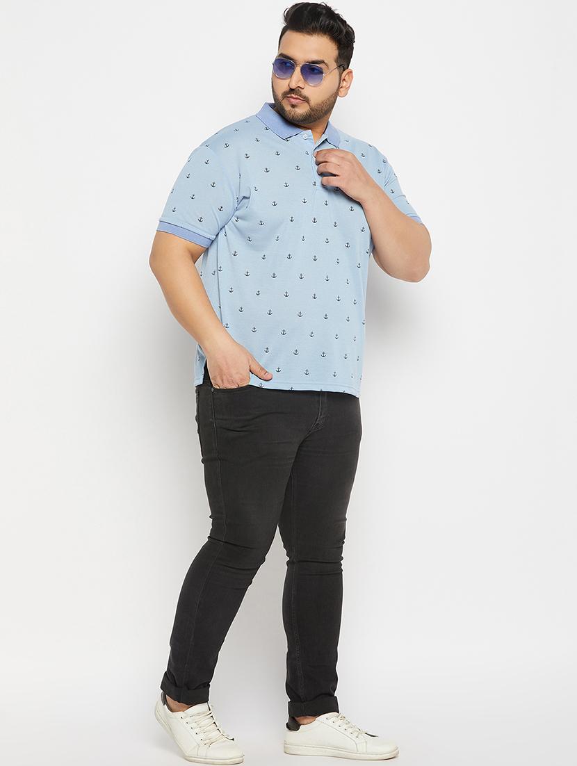 men polo neck printed t-shirt - 20963433 - Zoom Image - 3