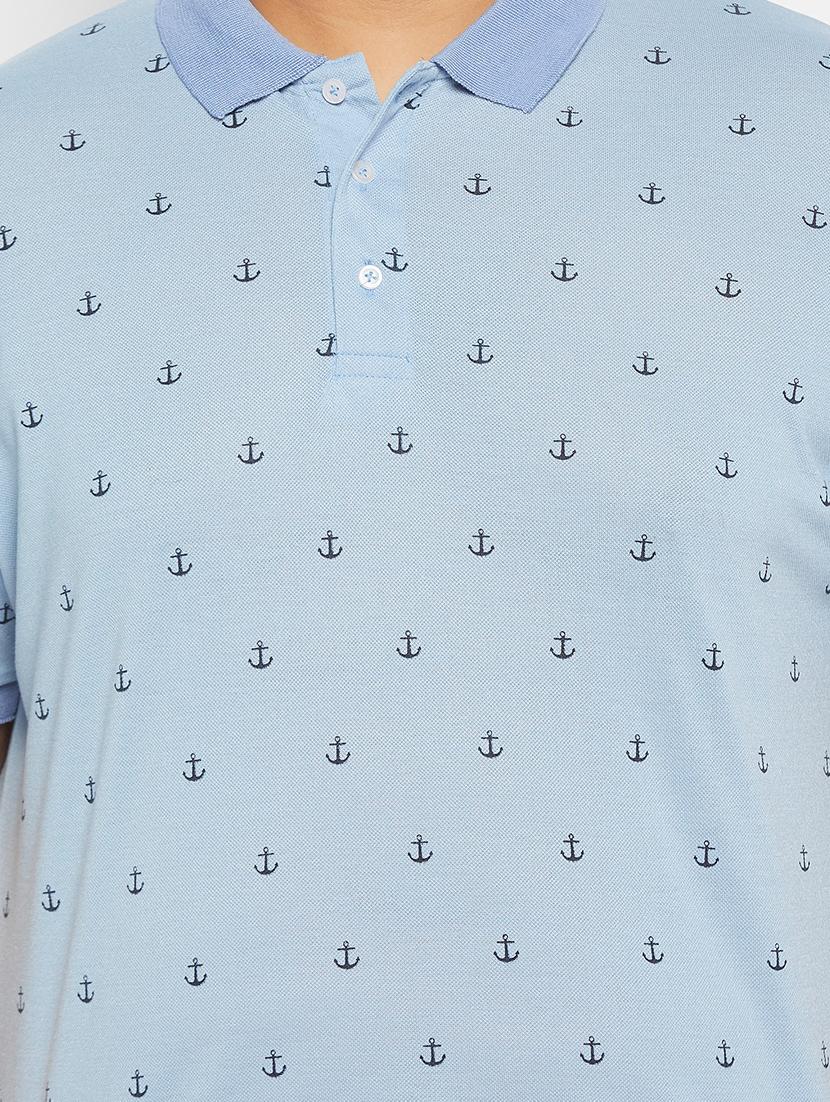 men polo neck printed t-shirt - 20963433 - Zoom Image - 4