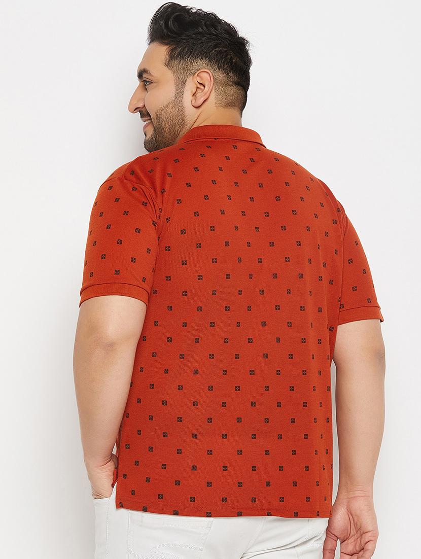 men polo neck printed t-shirt - 20963447 - Zoom Image - 2