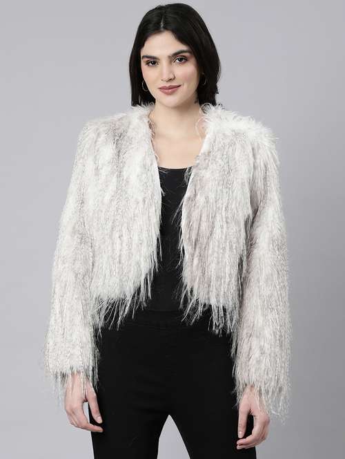 grey acrylic shrug - 21023345 - Very Small Image - 1