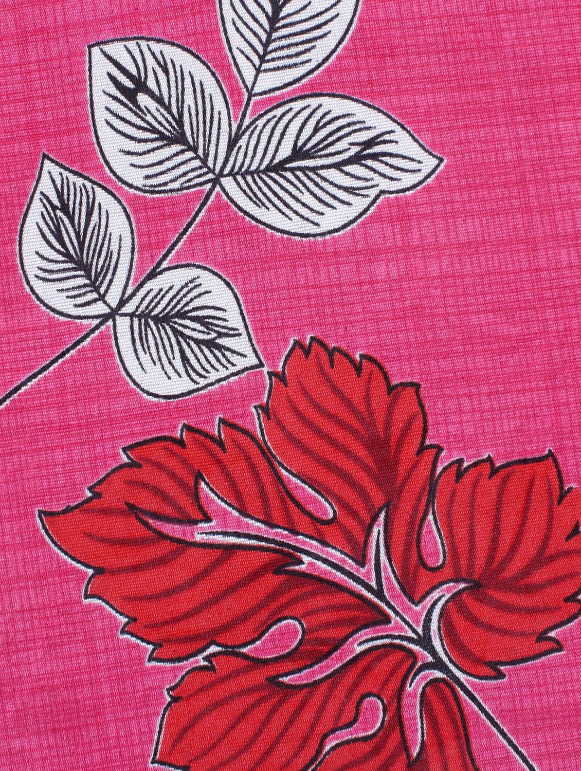 floral printed polycotton bedsheet - 21032595 - Standard Image - 2