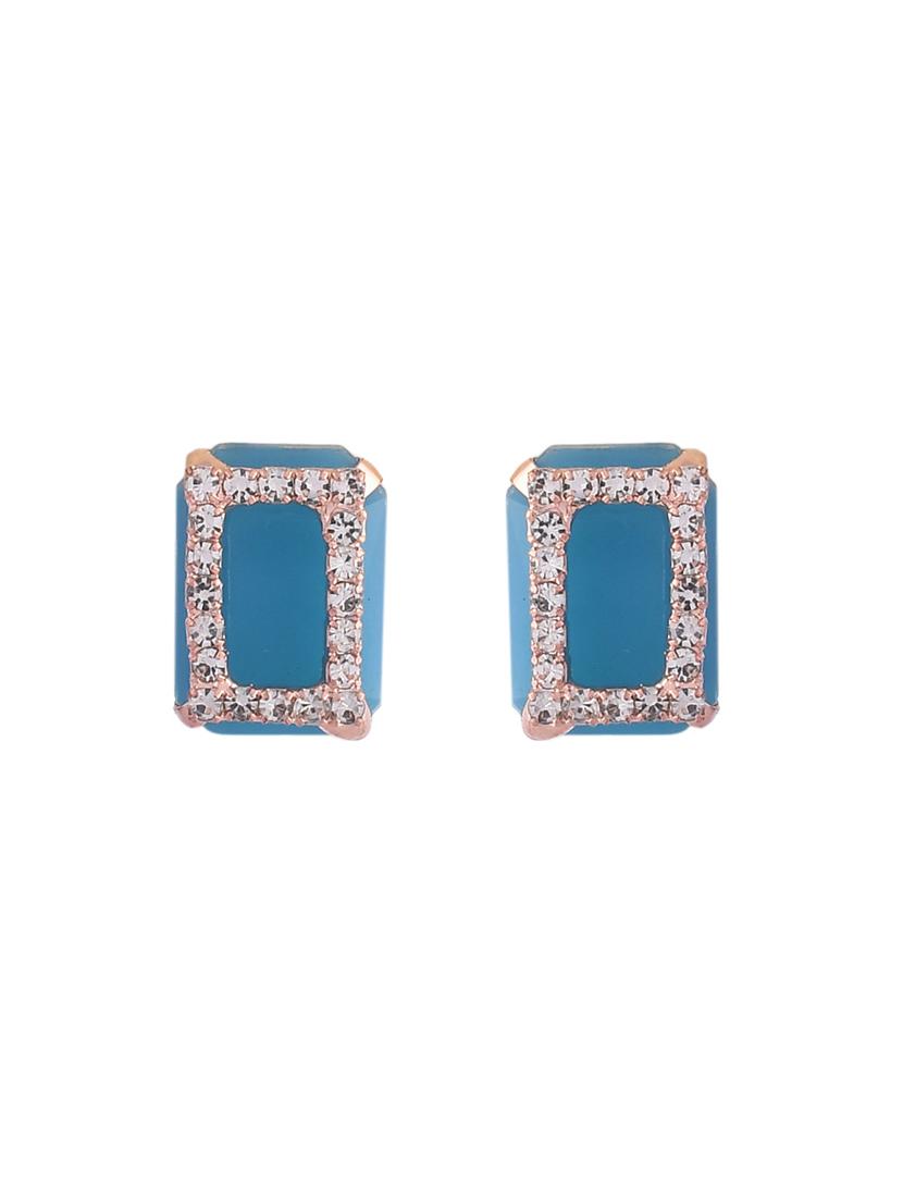 women studded necklace and earrings set - 21048001 - Zoom Image - 3