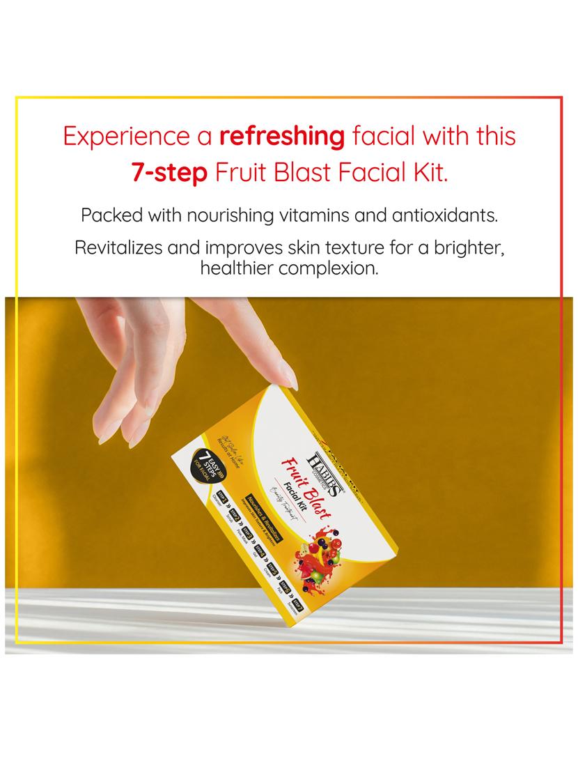 habibs fruit blast facial kit for nourishes & revitalizes improves skin texture & brightens 7 easy step - 21073362 - Standard Image - 3