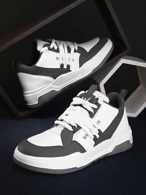 men color block lace up sneaker - 21104029 - Very Small Image - 1