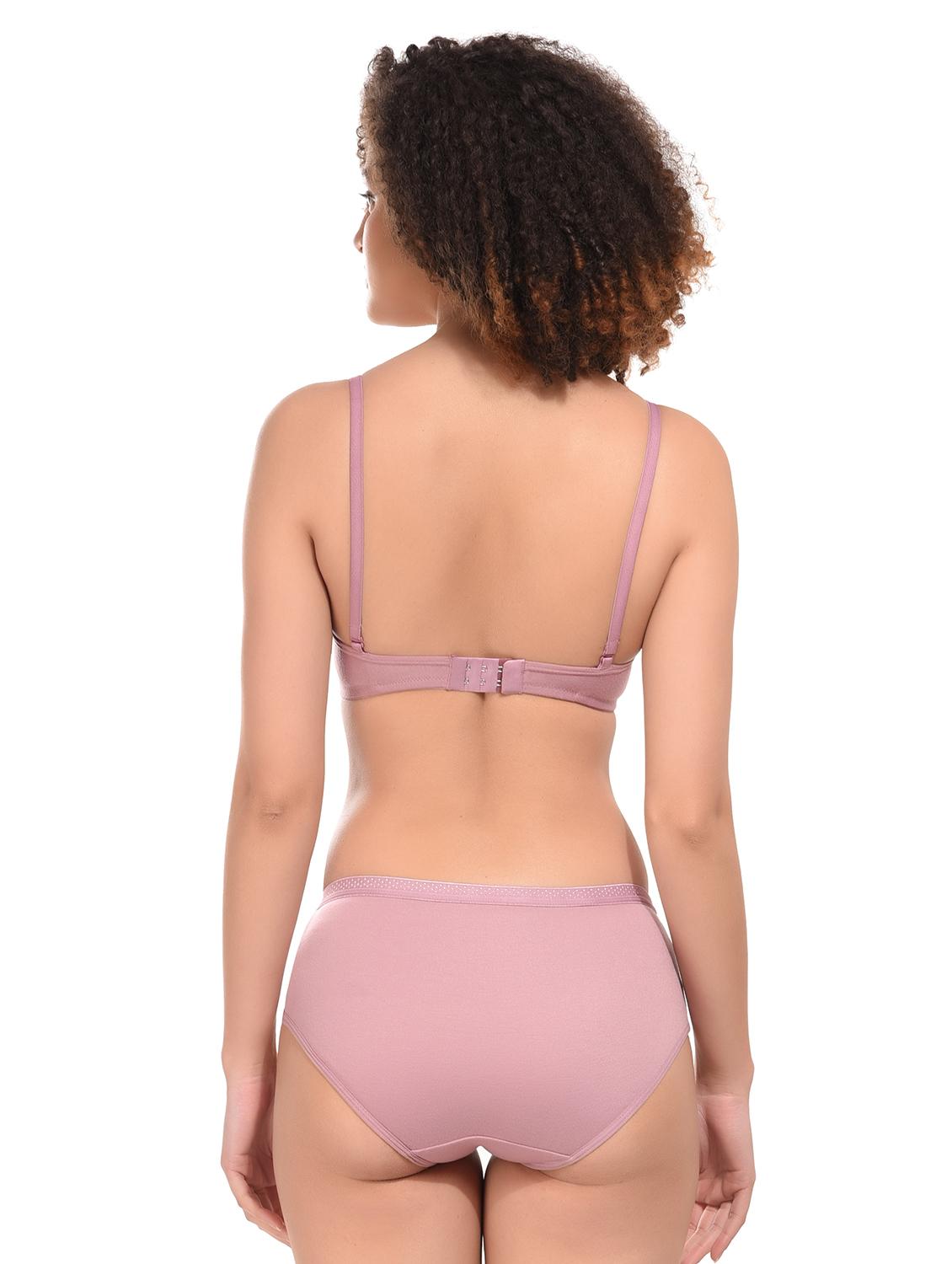 pack of 2 multi coloured hosiery bra and panty set - 21145549 - Zoom Image - 6