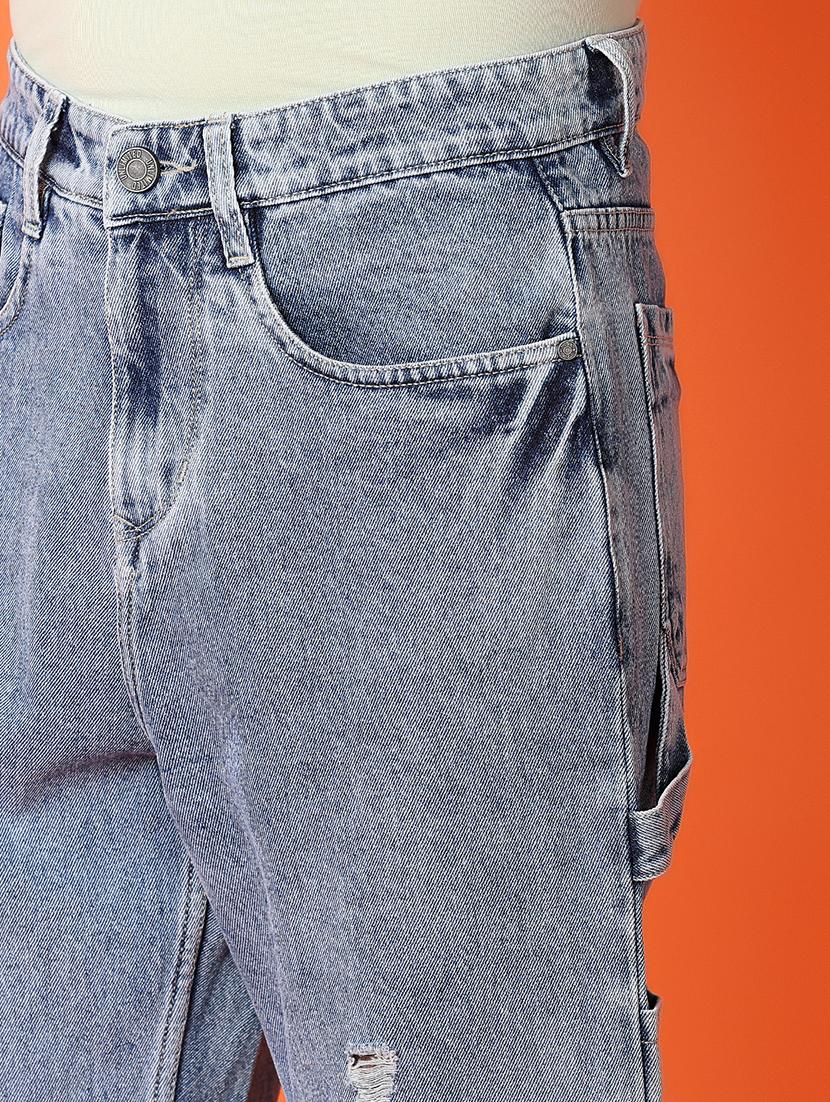 men blue baggy jean - 21151834 - Standard Image - 5