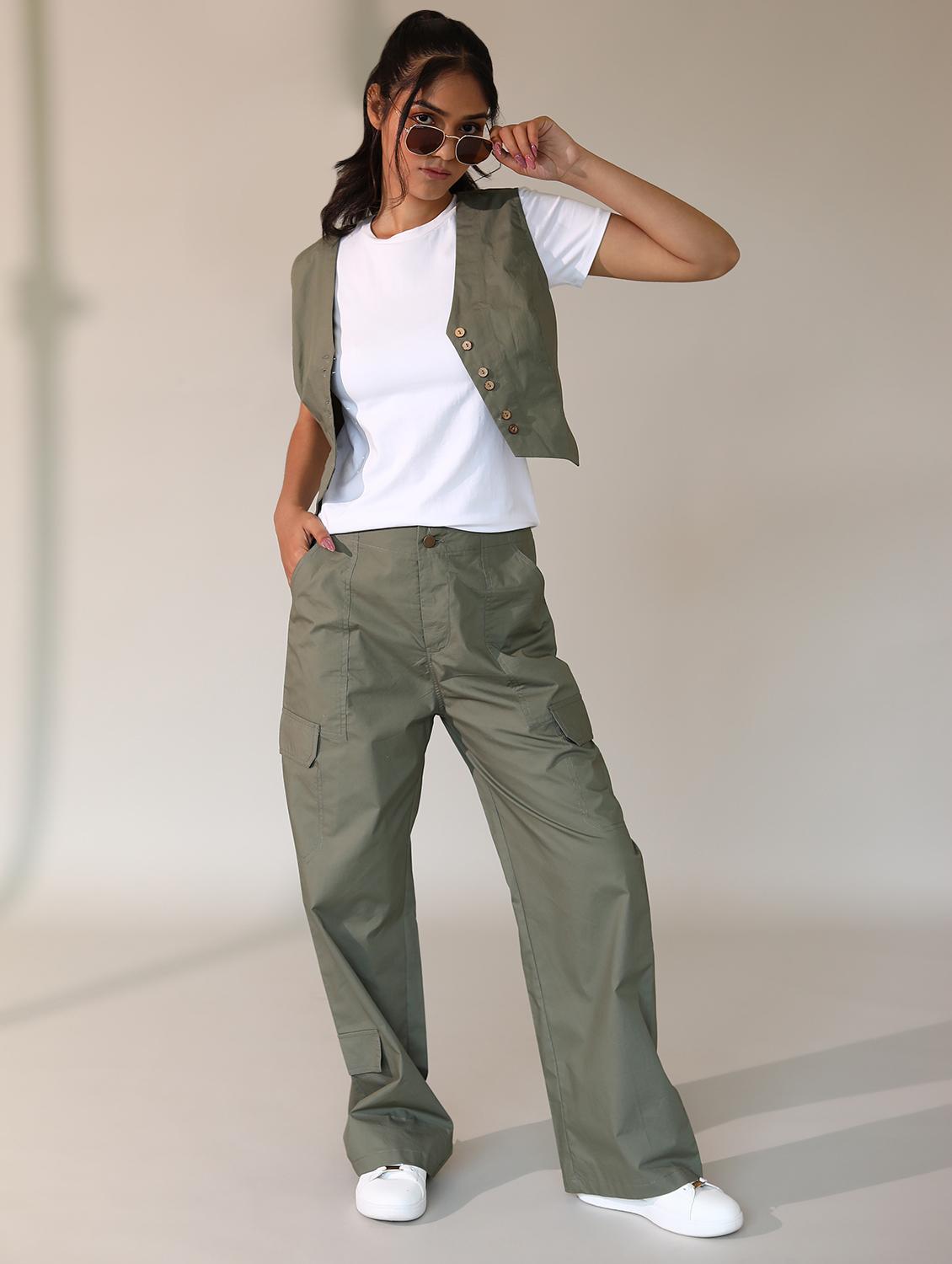 women solid cotton modal short sleeves t-shirt - 21164626 - Zoom Image - 2