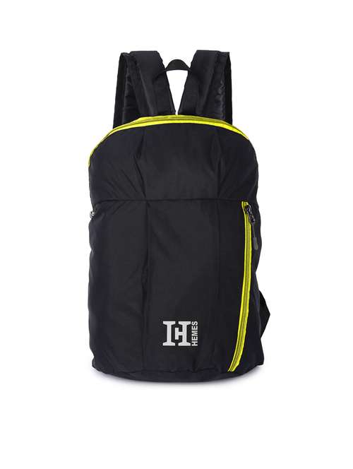 black color block regular backpack - 21167361 - Very Small Image - 1