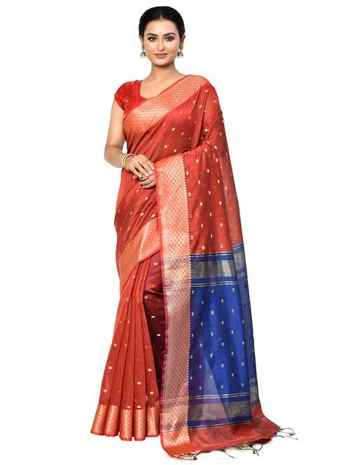 women self design banarasi saree with blouse - 21167848 - Very Small Image - 1