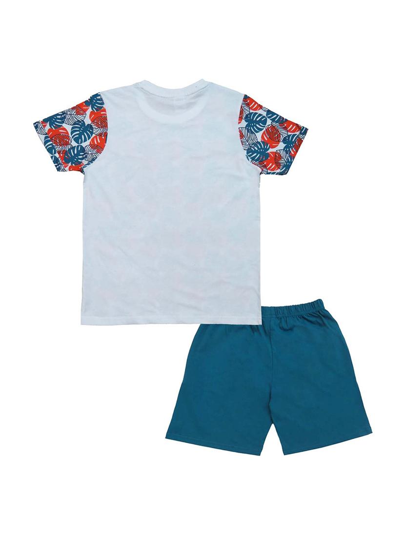 boys printed t-shirt and shorts set - 21168013 - Zoom Image - 1