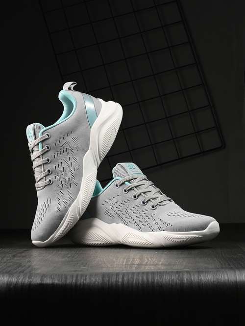 grey lace-up sports shoe - 21170455 - Very Small Image - 1