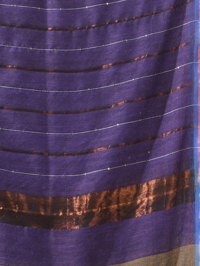 women self design handloom saree with blouse - 21176123 - Standard Image - 3