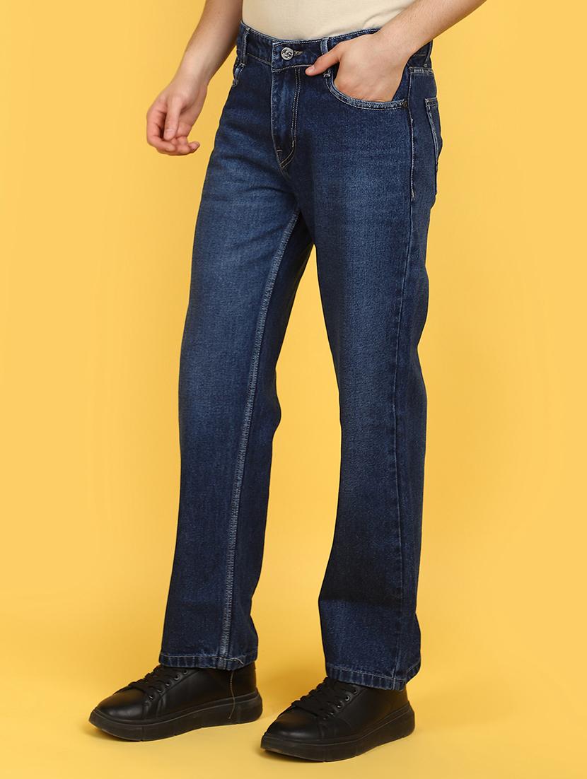 men mid rise plain denim jeans - 21177157 -  Standard Image - 1