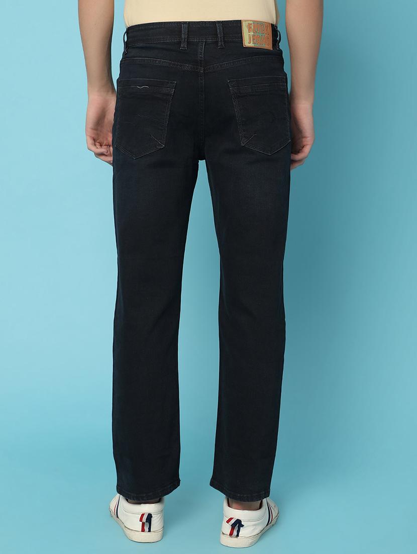 men mid rise plain denim jeans - 21177159 - Zoom Image - 2