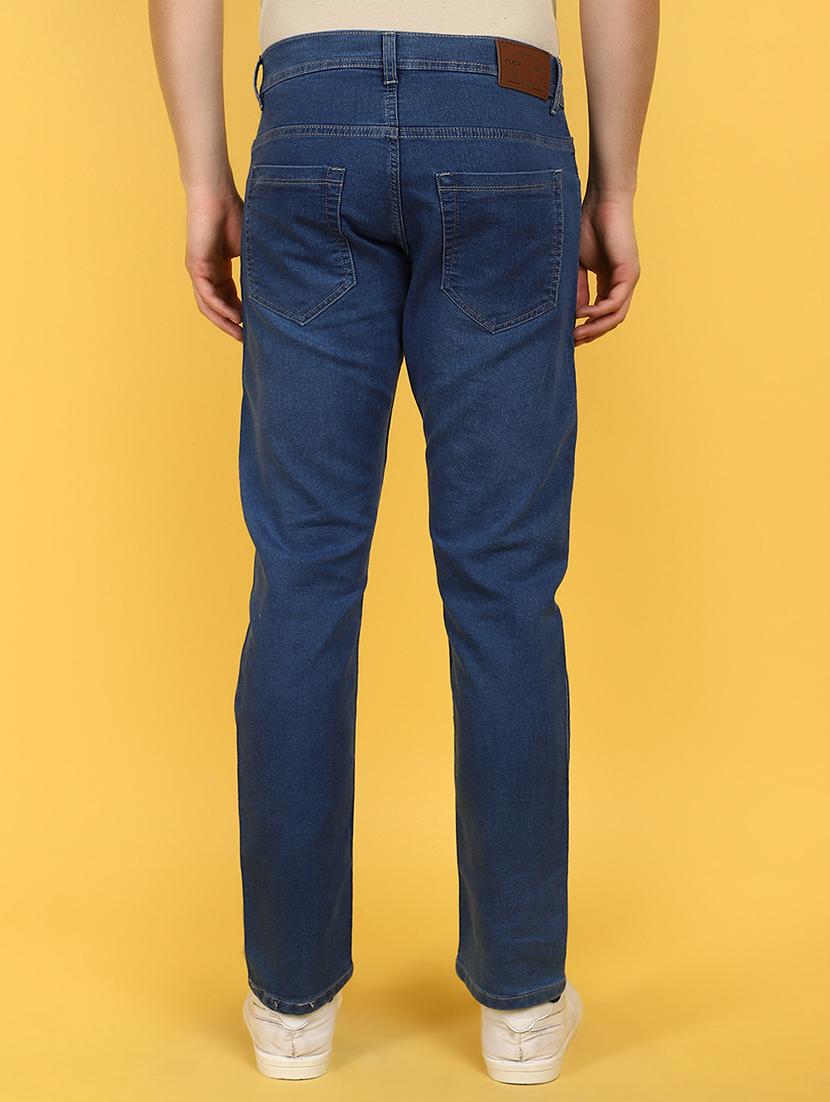 men mid rise plain denim jeans - 21177166 - Standard Image - 3