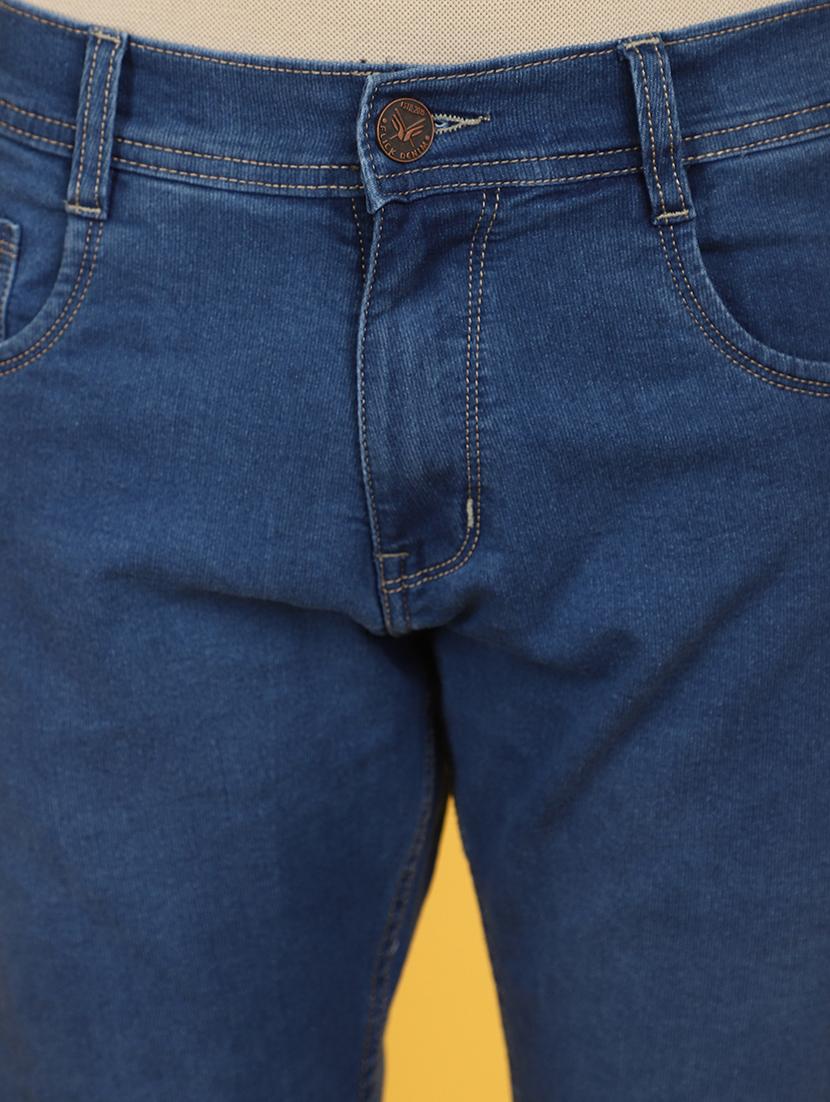 men mid rise plain denim jeans - 21177166 - Standard Image - 5