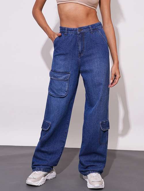 women's high rise solid cargo  - 21178365 - Very Small Image - 1