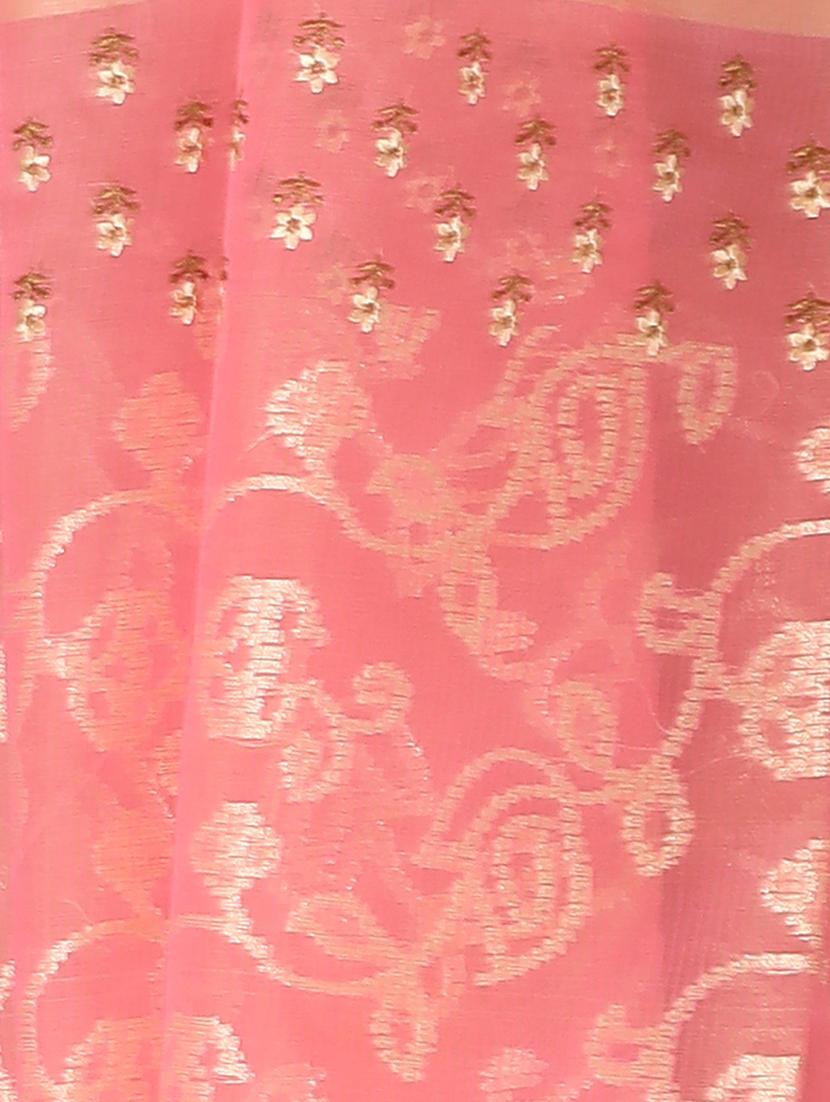women self design handloom saree with blouse - 21185764 - Standard Image - 4