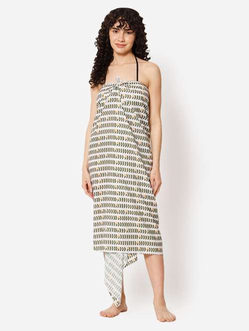 white polyester coverup - 21237250 - Very Small Image - 1