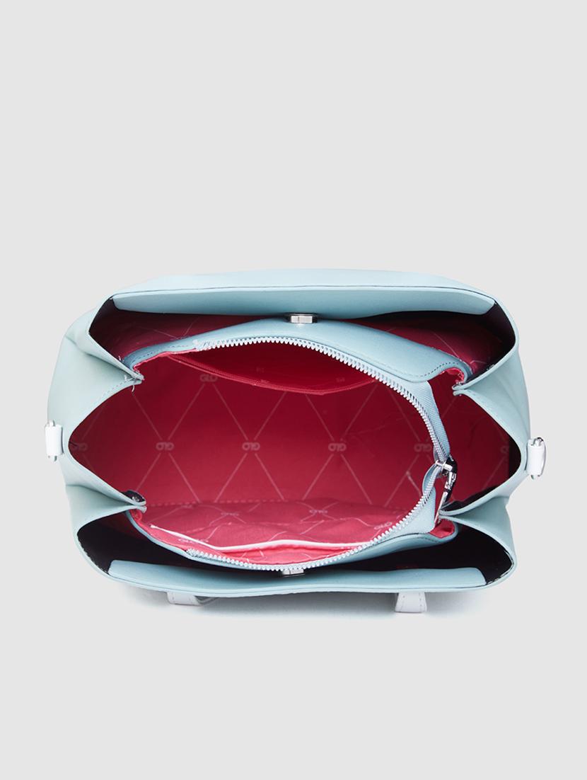 women blue leatherette (pu) handbag - 21237589 - Zoom Image - 2