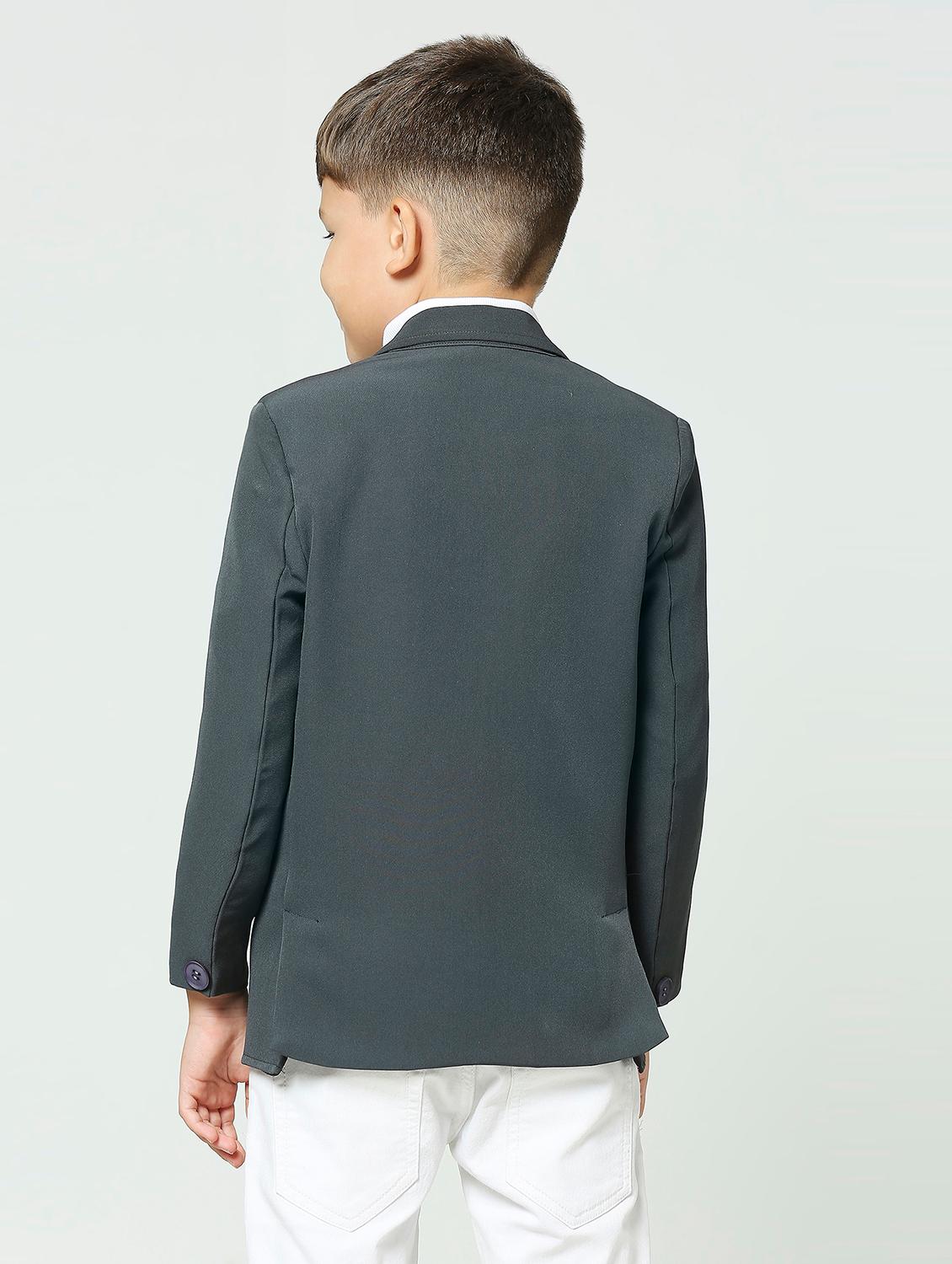 boys long sleeve solid blazer - 21249465 - Standard Image - 2