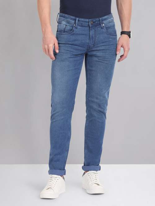 men mid rise plain jeans - 21252832 - Very Small Image - 1