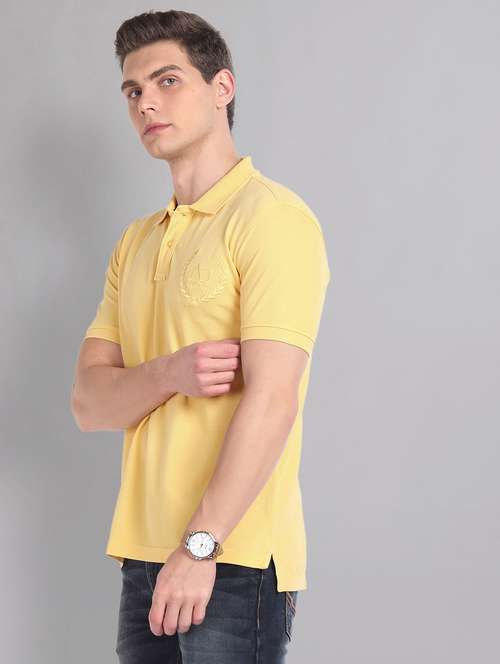 men solid polo neck t-shirt - 21252872 - Very Small Image - 1