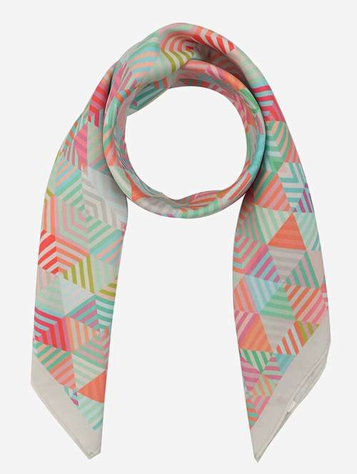 women printed scarf - 21263252 - Very Small Image - 1