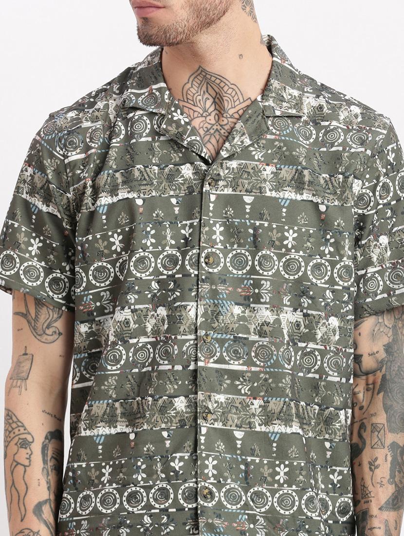 men printed cotton co-ord set - 21276973 - Zoom Image - 5