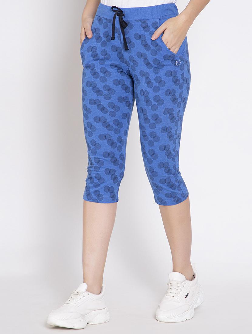 women mid rise cotton blend capri - 21280118 - Zoom Image - 2
