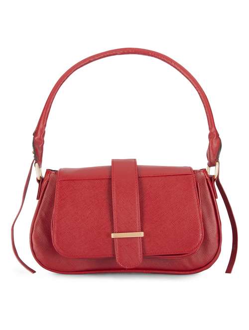 red leatherette handbag - 21292079 - Very Small Image - 1