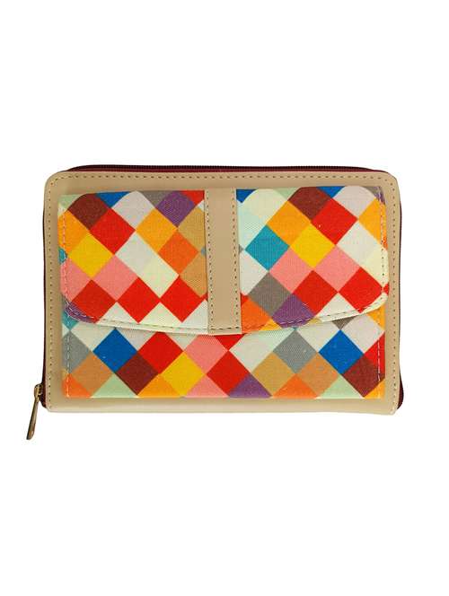 beige leatherette wallet - 21292167 - Very Small Image - 1