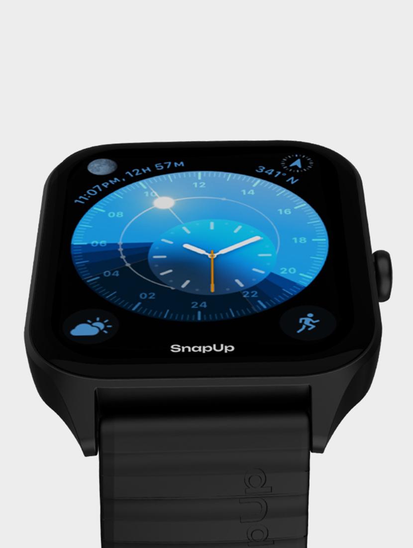 snapup horizon bluetooth calling smartwatch (black) - 21316576 - Standard Image - 5