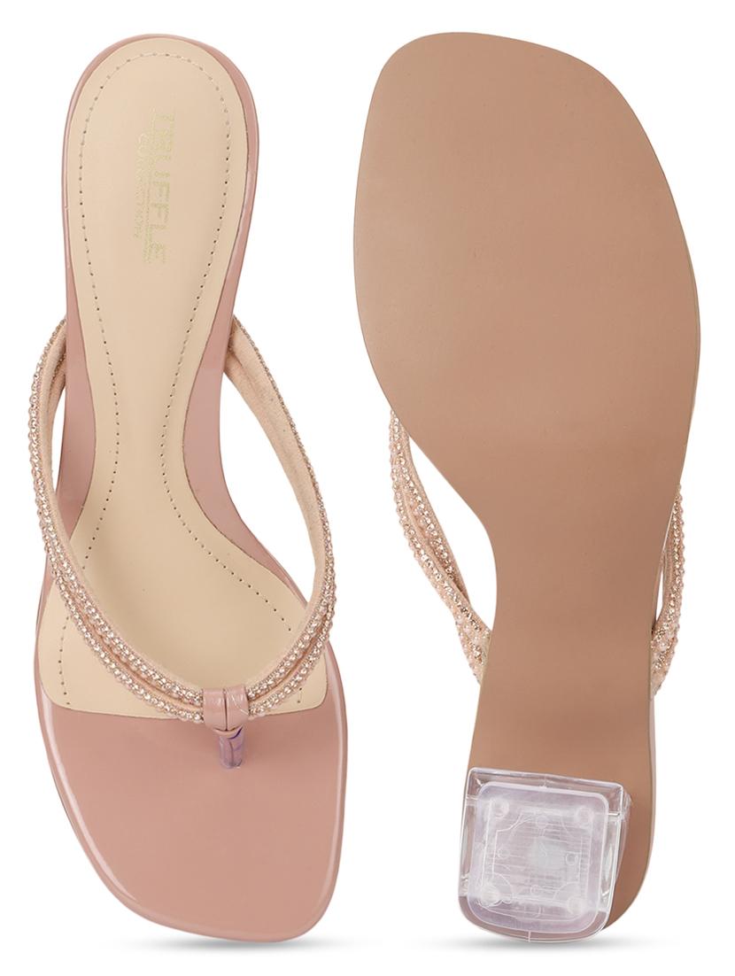 women solid slip on slides - 21333271 - Standard Image - 5