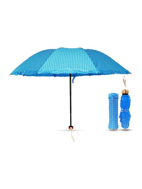 light blue polka dots umbrella - 21352926 - Very Small Image - 1