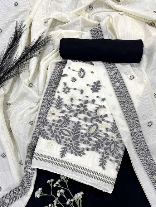 women self design unstitched suits - 21357822 - Very Small Image - 1