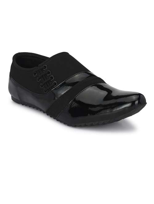 men black slip on formal shoes - 21371864 - Very Small Image - 1