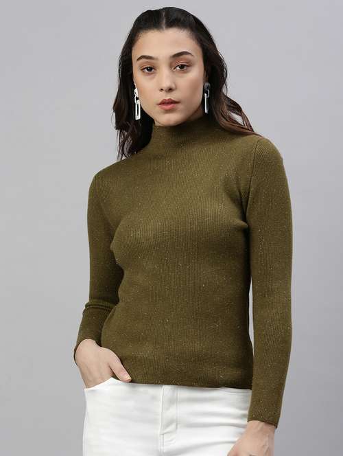 olive solid regular top - 21387436 - Very Small Image - 1