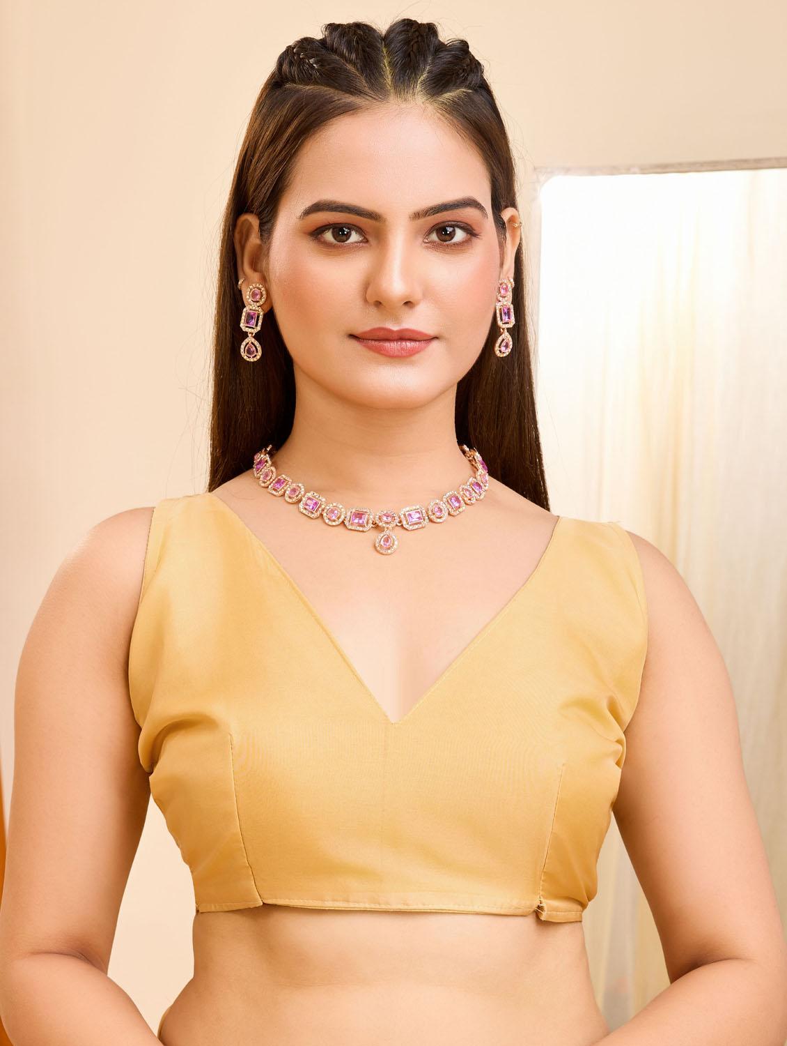 women yellow embroidered saree with blouse - 21481542 - Standard Image - 4