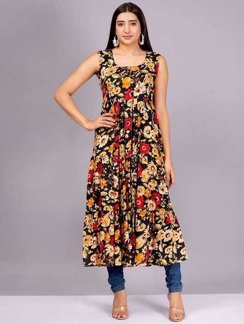 women viscose a-line tunic - 21482568 - Very Small Image - 1