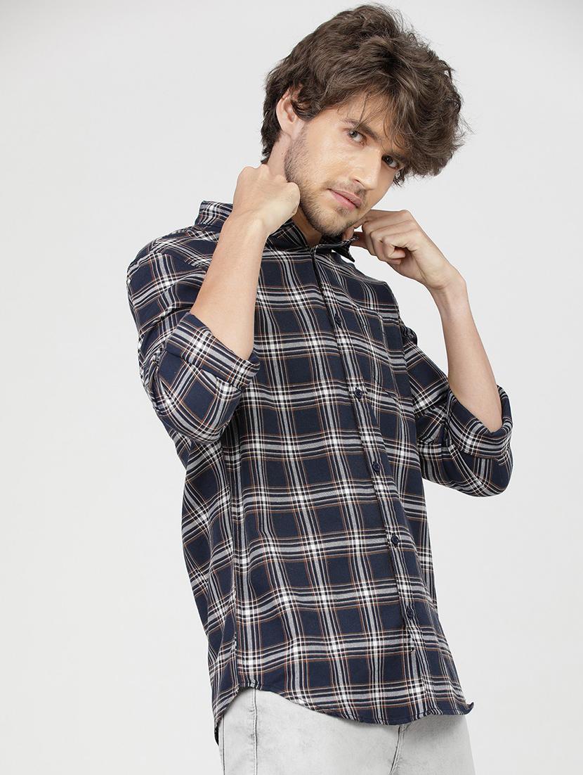 men collared long sleeves casual shirt - 21487721 - Zoom Image - 2