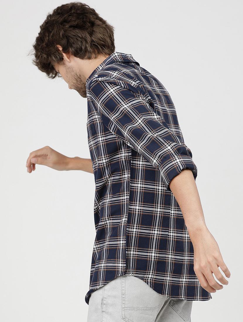 men collared long sleeves casual shirt - 21487721 - Zoom Image - 3