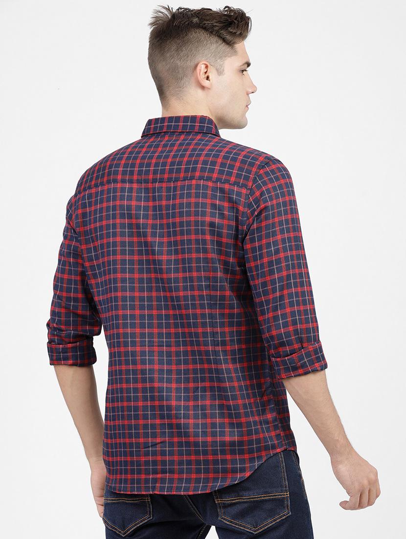 men checkered casual wear shirt - 21487902 - Standard Image - 3