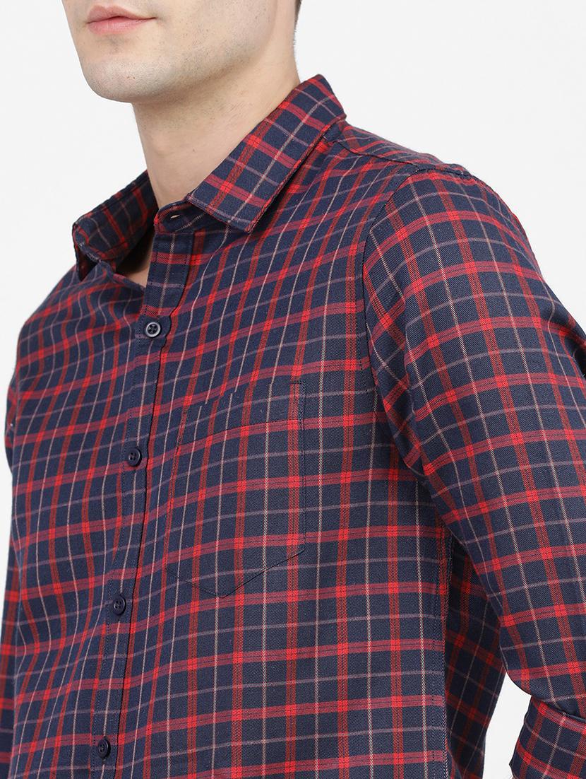 men checkered casual wear shirt - 21487902 - Standard Image - 5