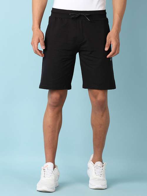 men solid mid rise relaxed fit short - 21501831 - Very Small Image - 1
